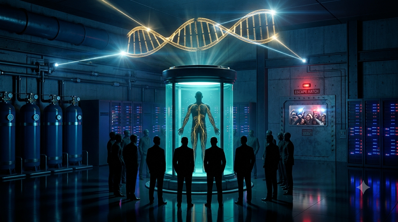 THE IMMORTALITY CARTEL: HOW SILICON VALLEY’S BILLIONAIRES ARE FUNDING THE RACE TO DEFEAT DEATH — AND WHY THEY PLAN TO LEAVE YOU BEHIND
