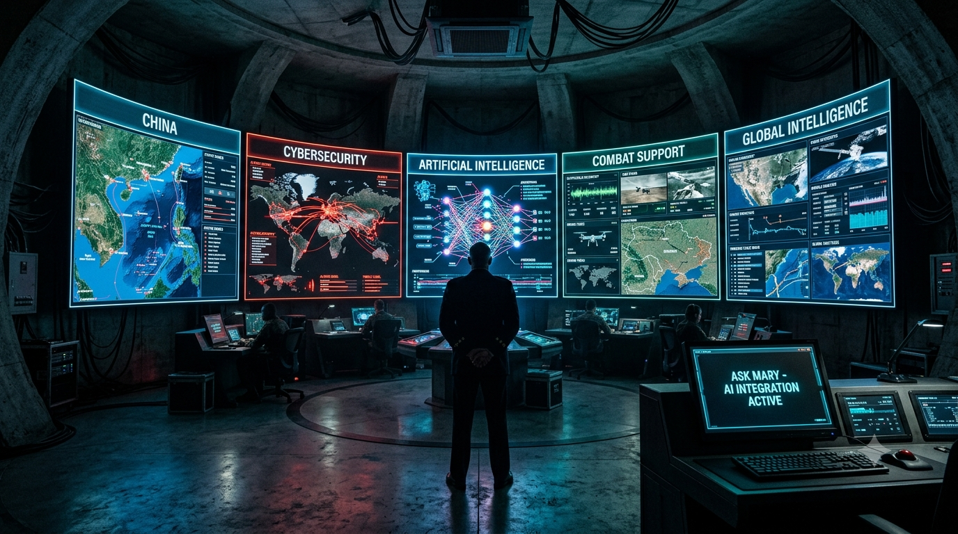 ๐ฅ BREAKING: NSA LAUNCHES HISTORIC RESTRUCTURING โ FIVE NEW MISSION CENTERS FOR AI, CHINA, CYBERWAR, WARFIGHTING AND GLOBAL INTELLIGENCE