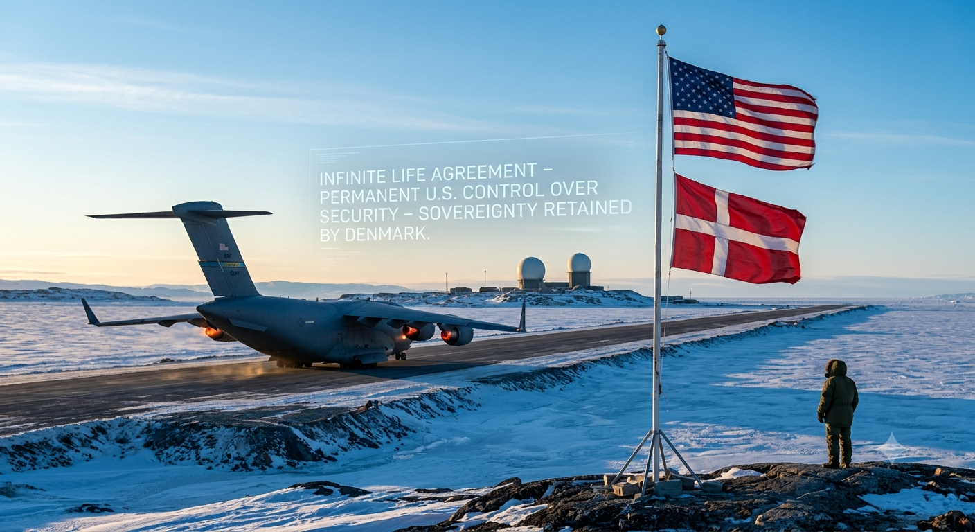 🔥 BREAKING: TRUMP SECURES “PERMANENT CONTROL” OVER GREENLAND – DENMARK RETAINS SOVEREIGNTY BUT CEDES SECURITY