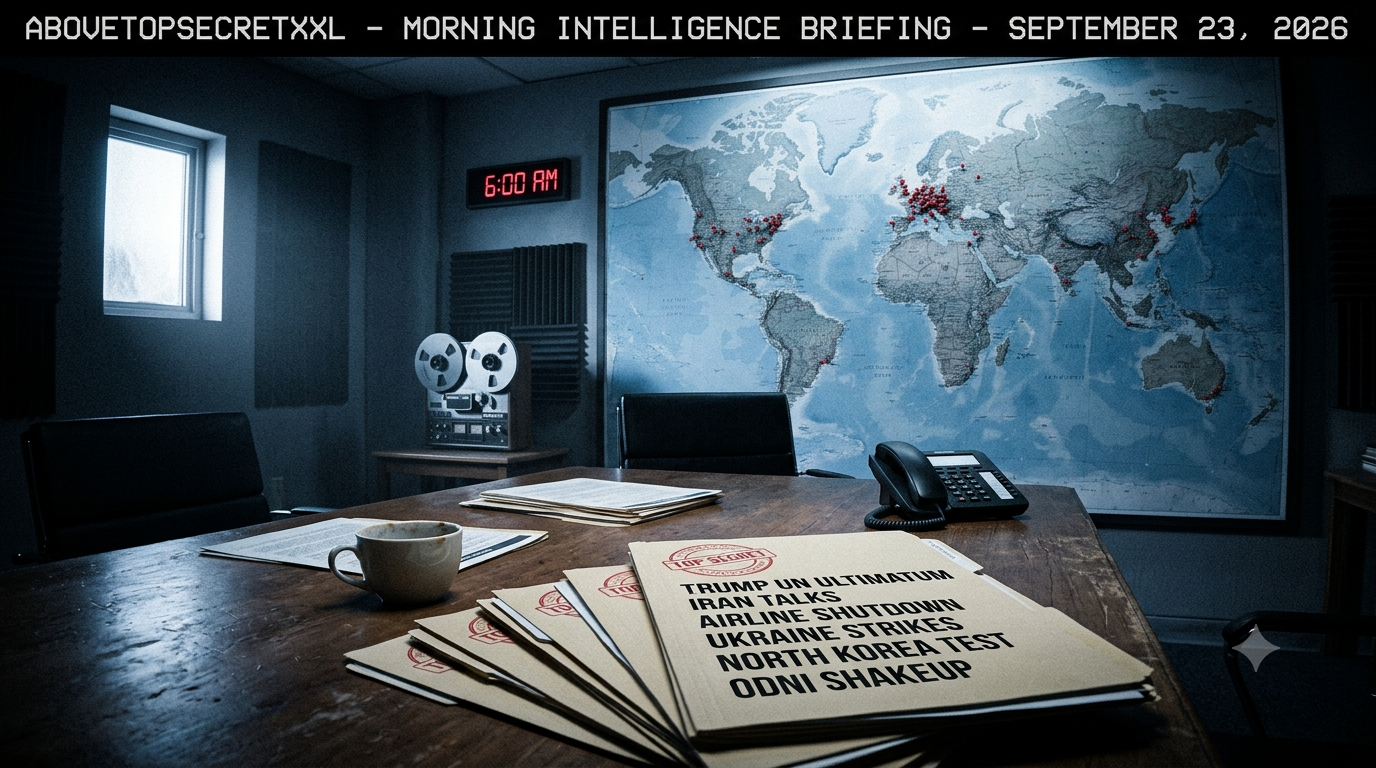 📡 ABOVETOPSECRETXXL – MORNING INTELLIGENCE BRIEFING