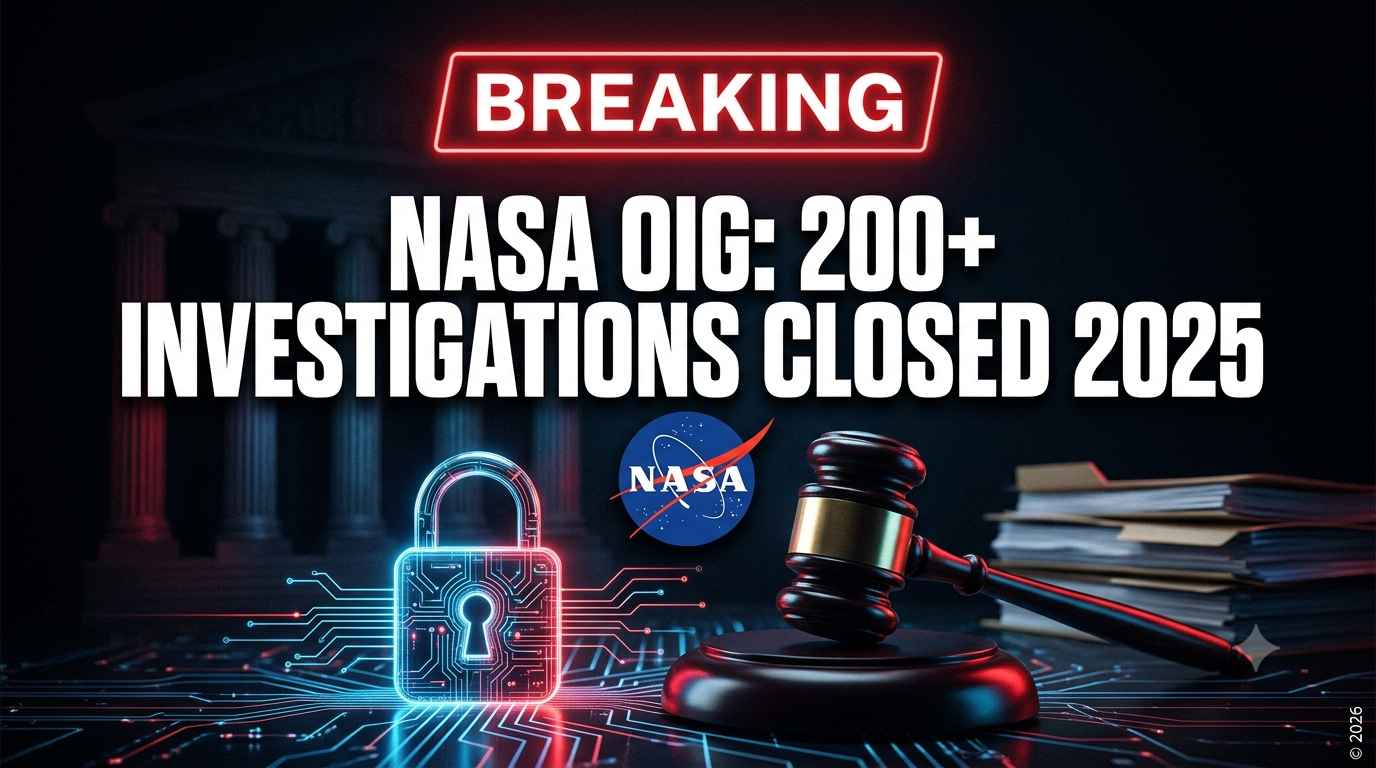 🔥 BREAKING: NASA INSPECTOR GENERAL CLOSES 200+ INVESTIGATIONS IN 2025 – PROCUREMENT FRAUD, FOREIGN INFLUENCE, AND COMPUTER CRIMES EXPOSED IN NEW FOIA RELEASE