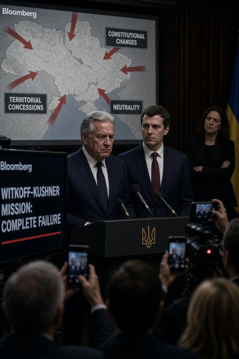 🔥 BREAKING: WITKOFF-KUSHNER MISSION EXPOSED AS TOTAL FAILURE – KREMLIN USED US ENVOYS TO DELIVER HARSHER PEACE DEMANDS AS CIA DIRECTOR RATCLIFFE PREPARES TO TAKE OVER
